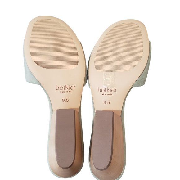 Sh160 Botkier NWOT Ladies Mint Green Suede Flat Slip Sandals 9.5 - Picture 4 of 4